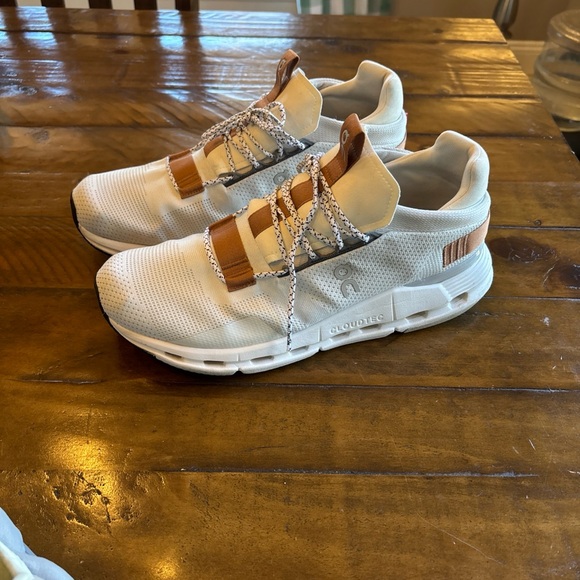 On Cloudnova White Pearl Cloudtec Athletic Shoes Men's Size 11 - Picture 2 of 14